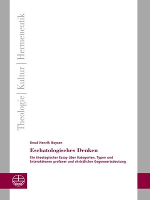 cover image of Eschatologisches Denken
